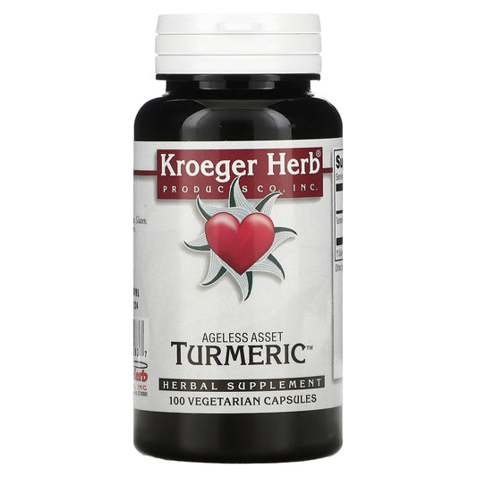 Kroeger Herb Co-Turmeric-100 Vegetarian Capsules