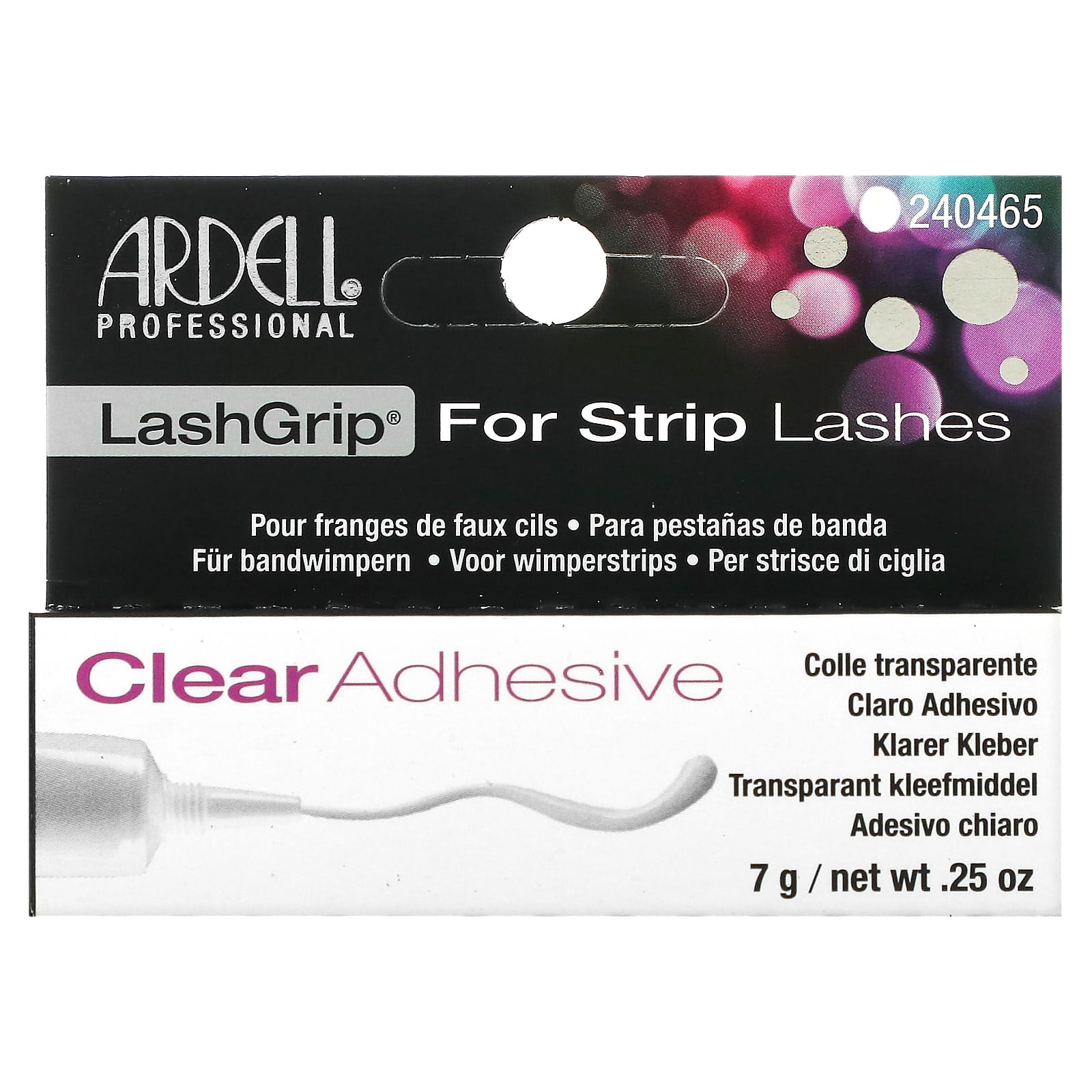 Ardell-LashGrip-For Strip Lashes-Clear Adhesive-0.25 oz (7 g)