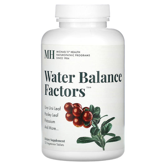 Michael's Naturopathic-Water Balance Factors-120 Vegetarian Tablets