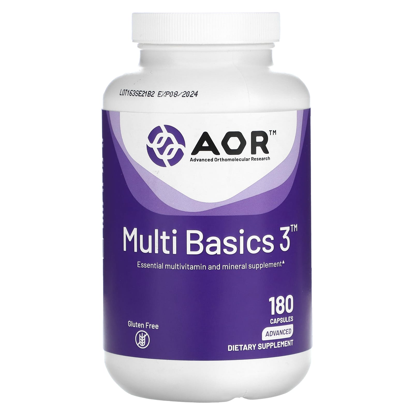 Advanced Orthomolecular Research AOR-Multi Basics 3-180 Capsules