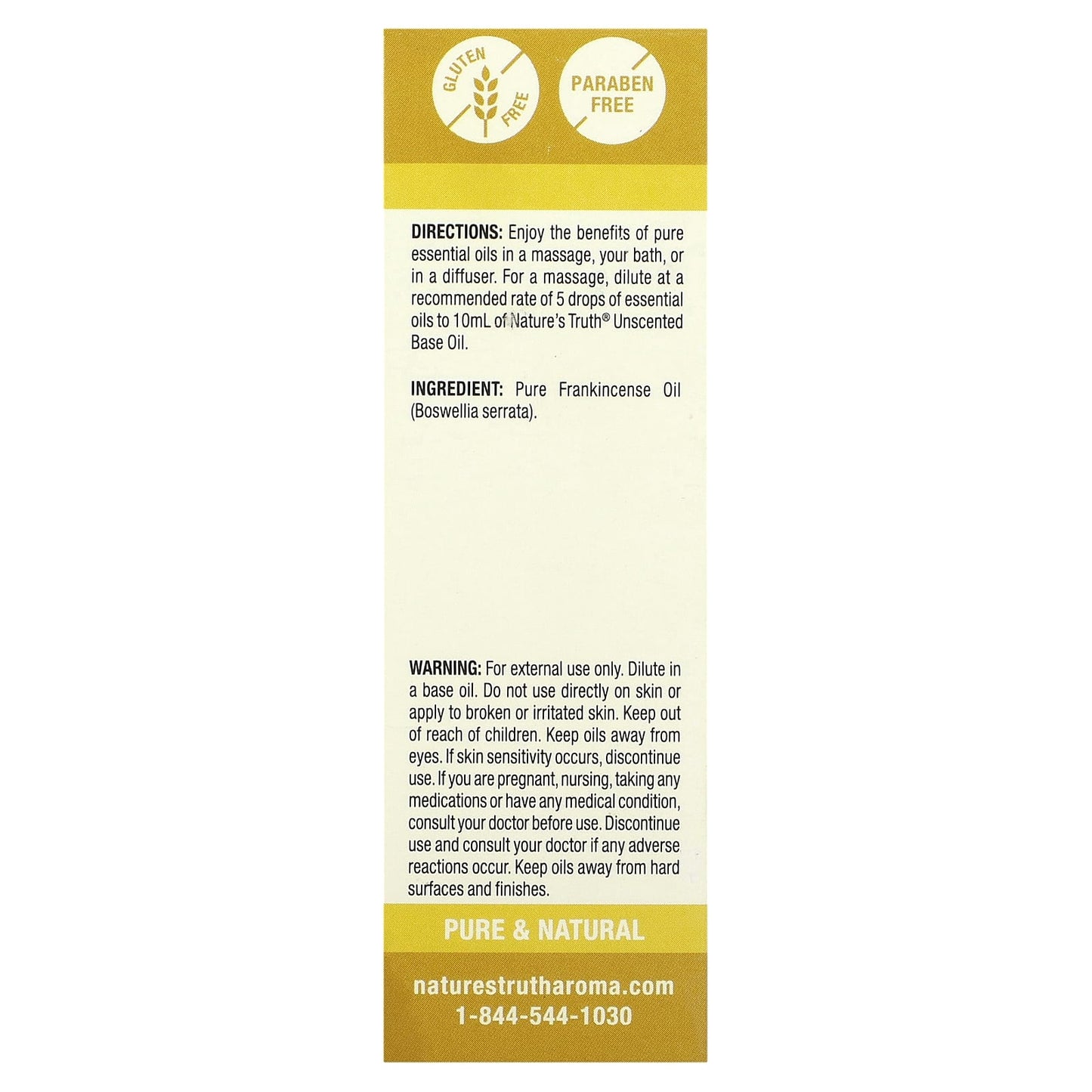 Nature's Truth, Pure Essential Oil, Frankincense, Uplifting, 0.51 fl oz (15 ml)