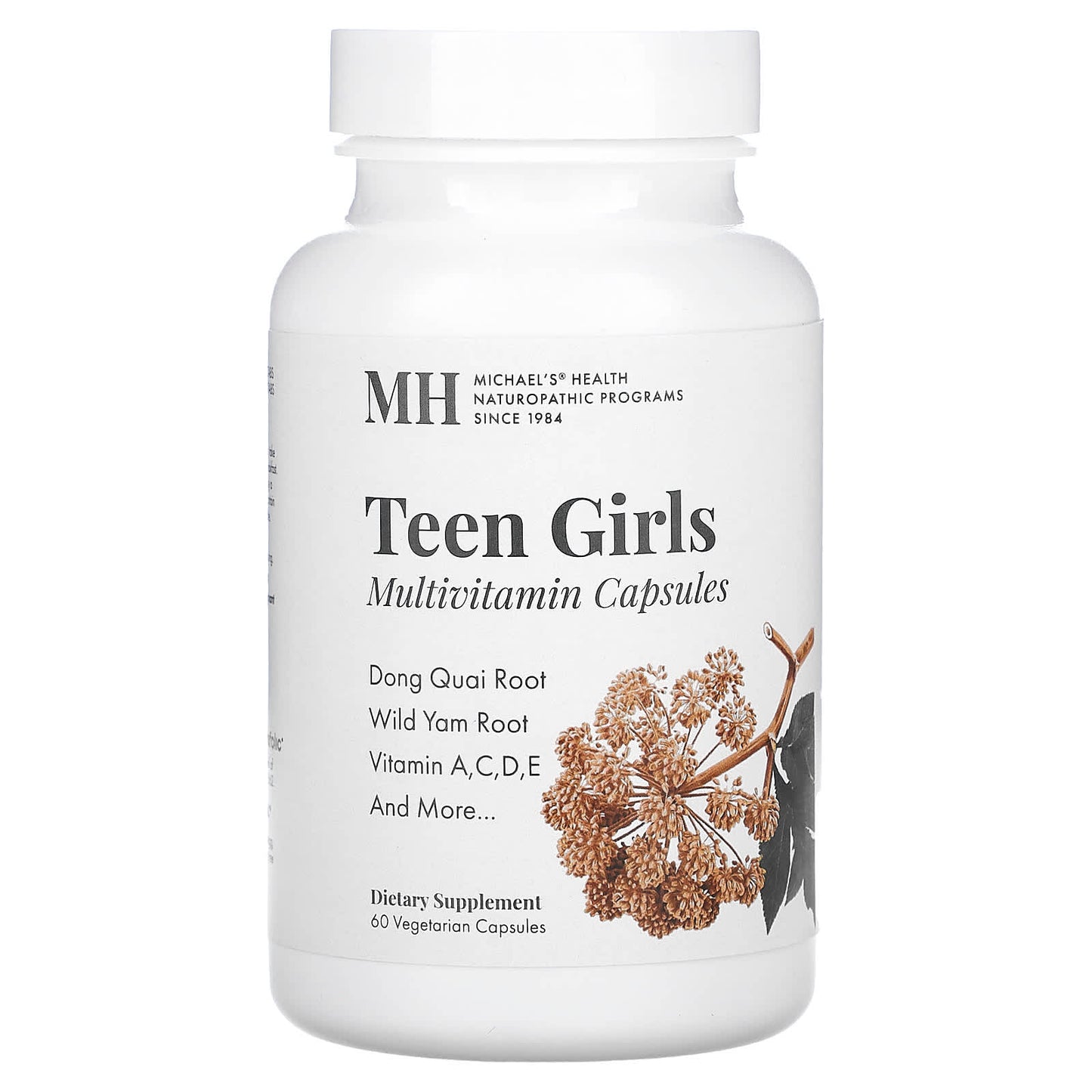 Michael's Naturopathic-Teen Girls Multivitamin-60  Vegetarian Capsules