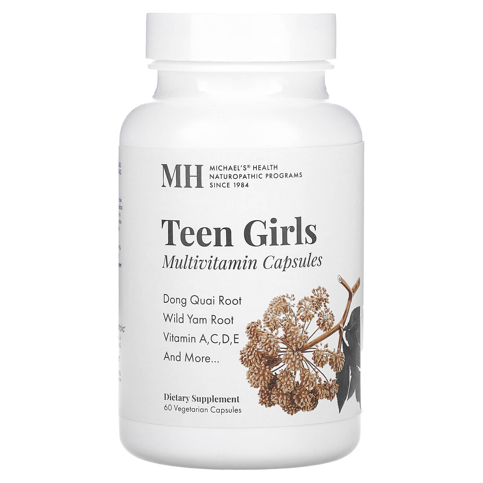 Michael's Naturopathic-Teen Girls Multivitamin-60  Vegetarian Capsules