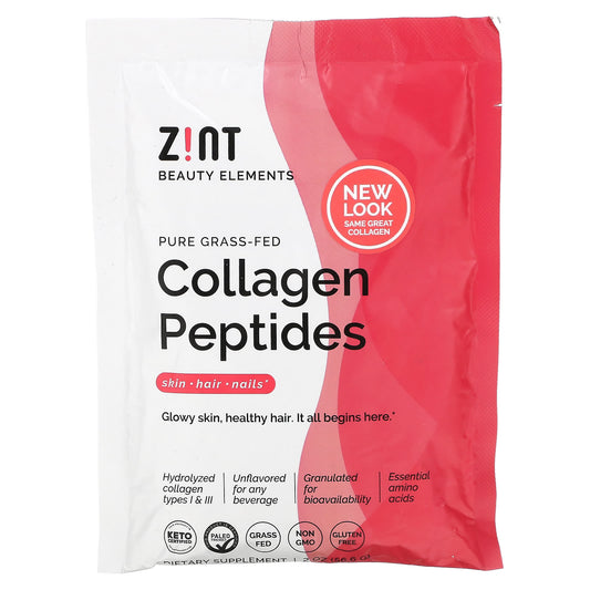 Zint-Pure Grass-Fed Collagen Peptides-Unflavored-2 oz (56.6 g)