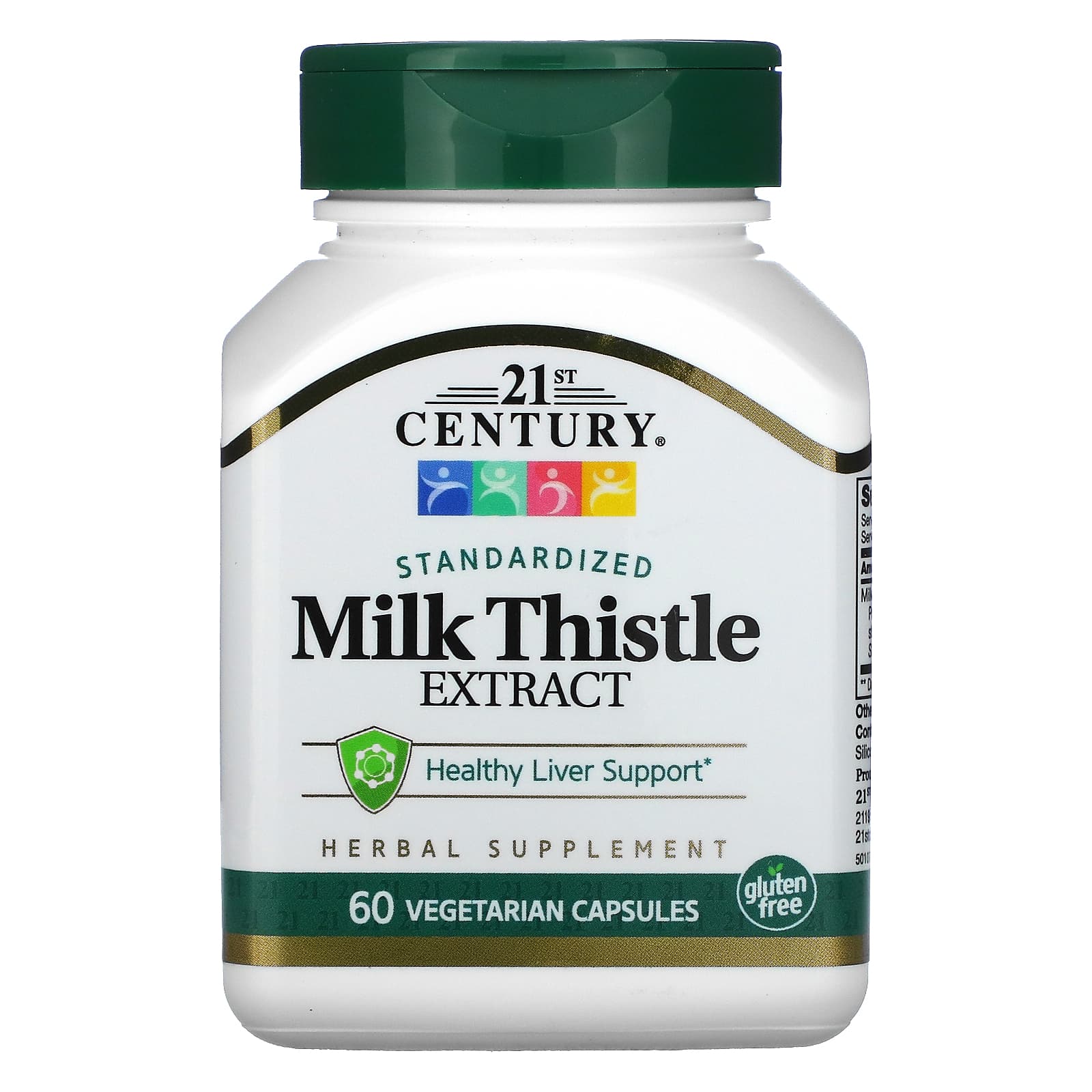 21st Century-Standardized Milk Thistle Extract-60 Vegetarian Capsules