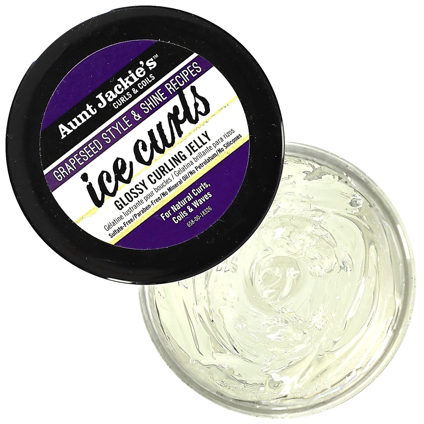 Aunt Jackie's Curls & Coils, Ice Curls, Glossy Curling Jelly, 15 oz (426 g)