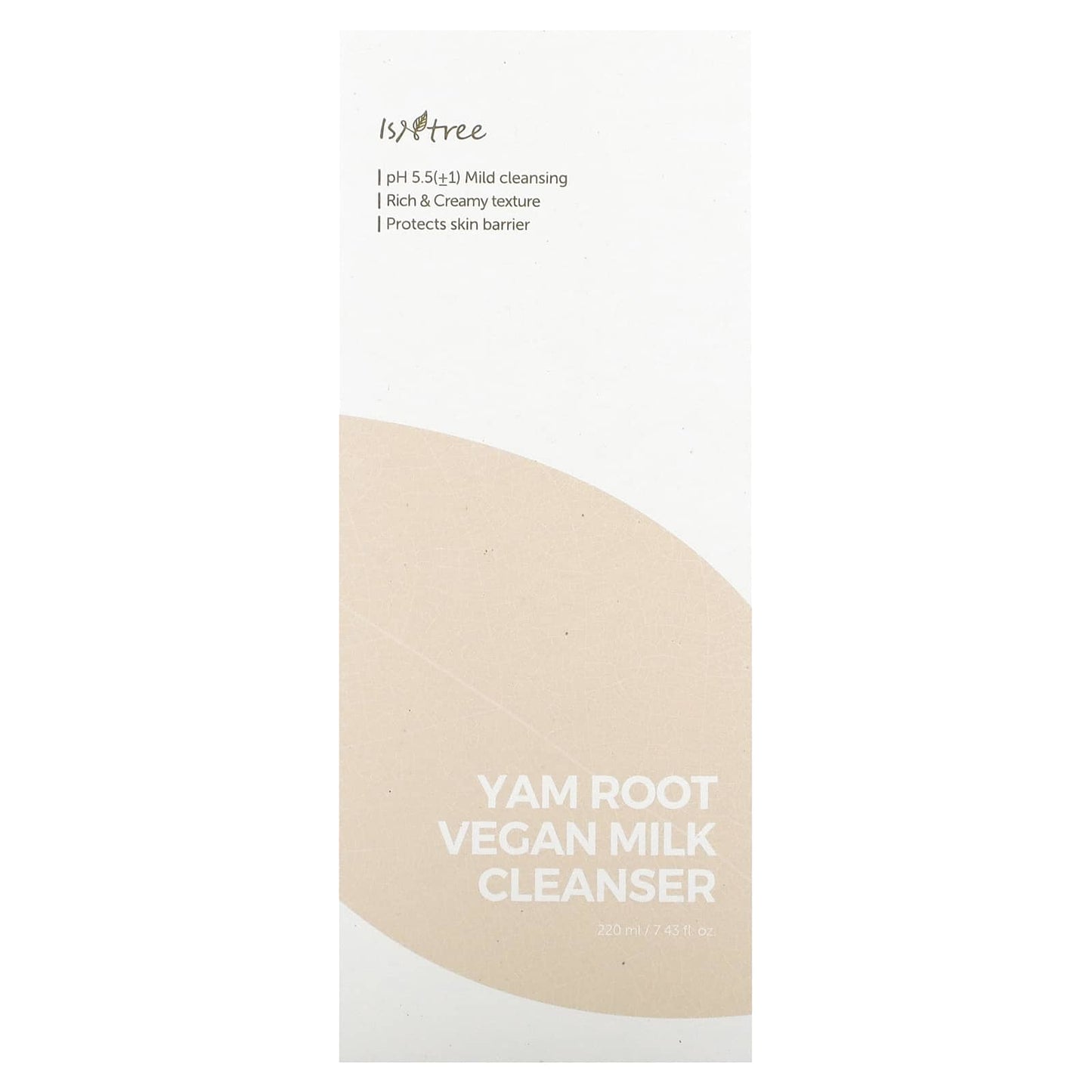 ISNtree, Yam Root Vegan Milk Cleanser, 7.43 fl oz (220 ml)