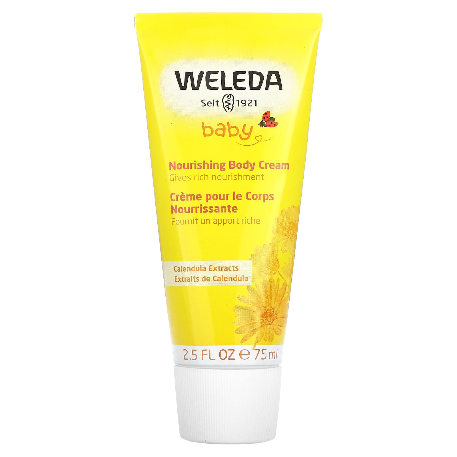 Weleda-Baby-Nourishing Body Cream-Calendula Extracts-2.5 fl oz (75 ml)