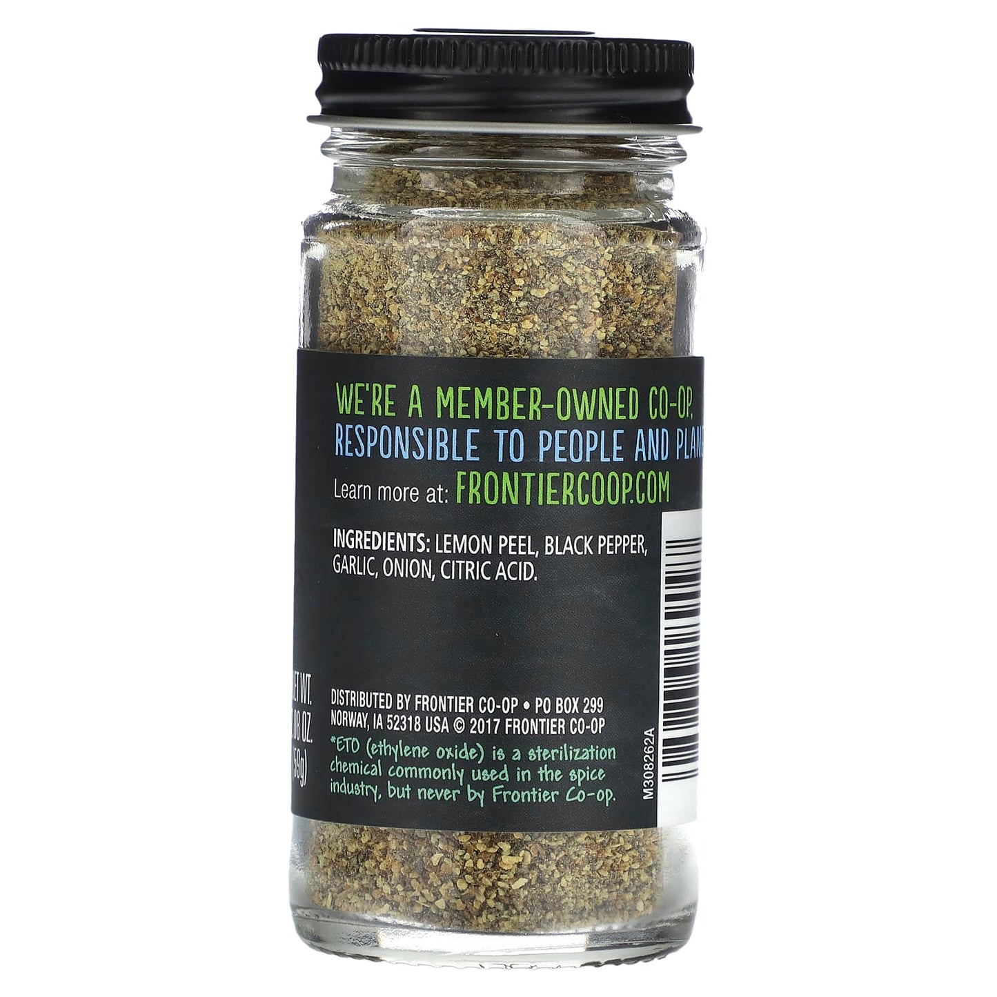 Frontier Co-op, Lemon Pepper Seasoning , 2.08 oz (59 g)