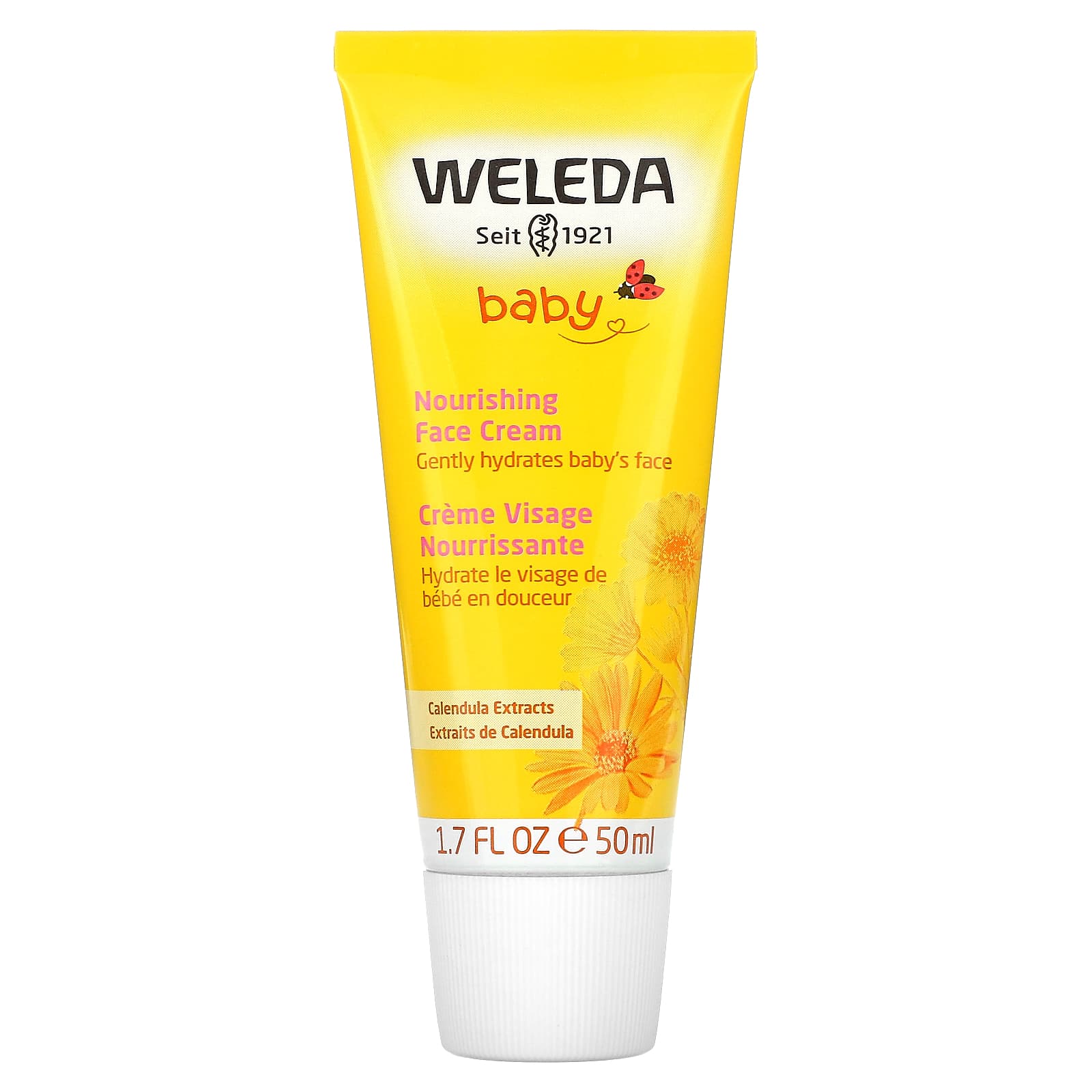 Weleda-Baby- Nourishing Face Cream-Calendula Extracts-1.7 fl oz (50 ml)