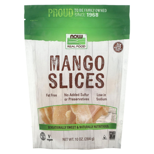 NOW Foods-Real Food-Mango Slices-10 oz (284 g)