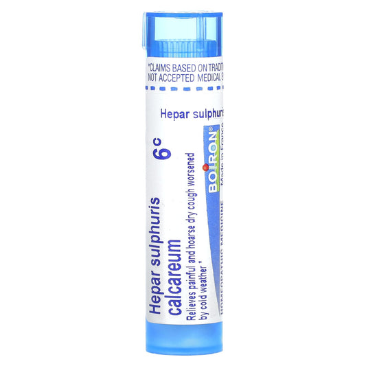 Boiron-Hepar Sulphuris Calcareum-6C-Approx 80 Pellets