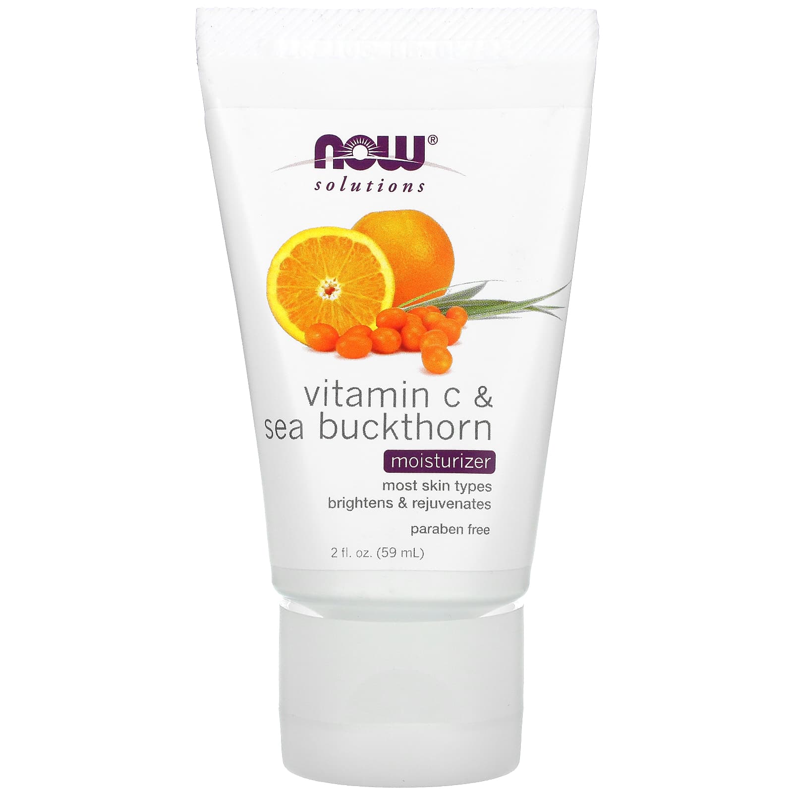 NOW Foods-Solutions-Vitamin C & Sea Buckthorn Moisturizer-2 fl oz (59 ml)