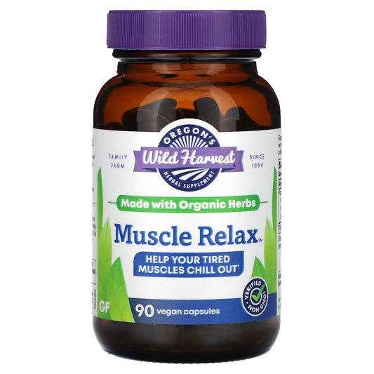 Oregon's Wild Harvest-Muscle Relax-90 Vegan Capsules