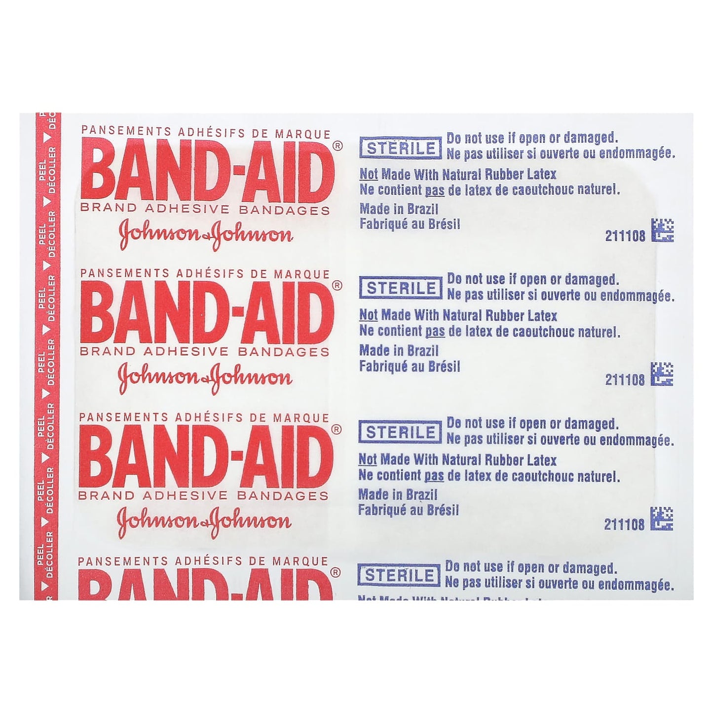 Band Aid, Adhesive Bandages, Tru-Stay Sheer Large Adhesive Pad, 10 Pads