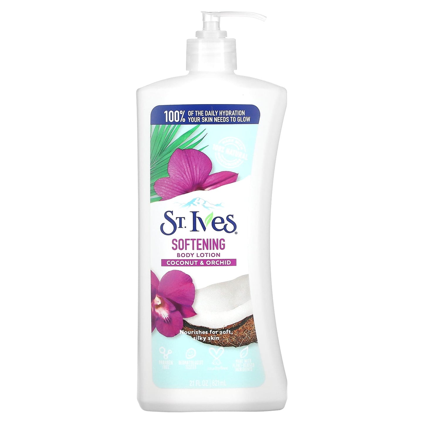 St. Ives-Softening Body Lotion-Coconut & Orchid-21 fl oz (621 ml)