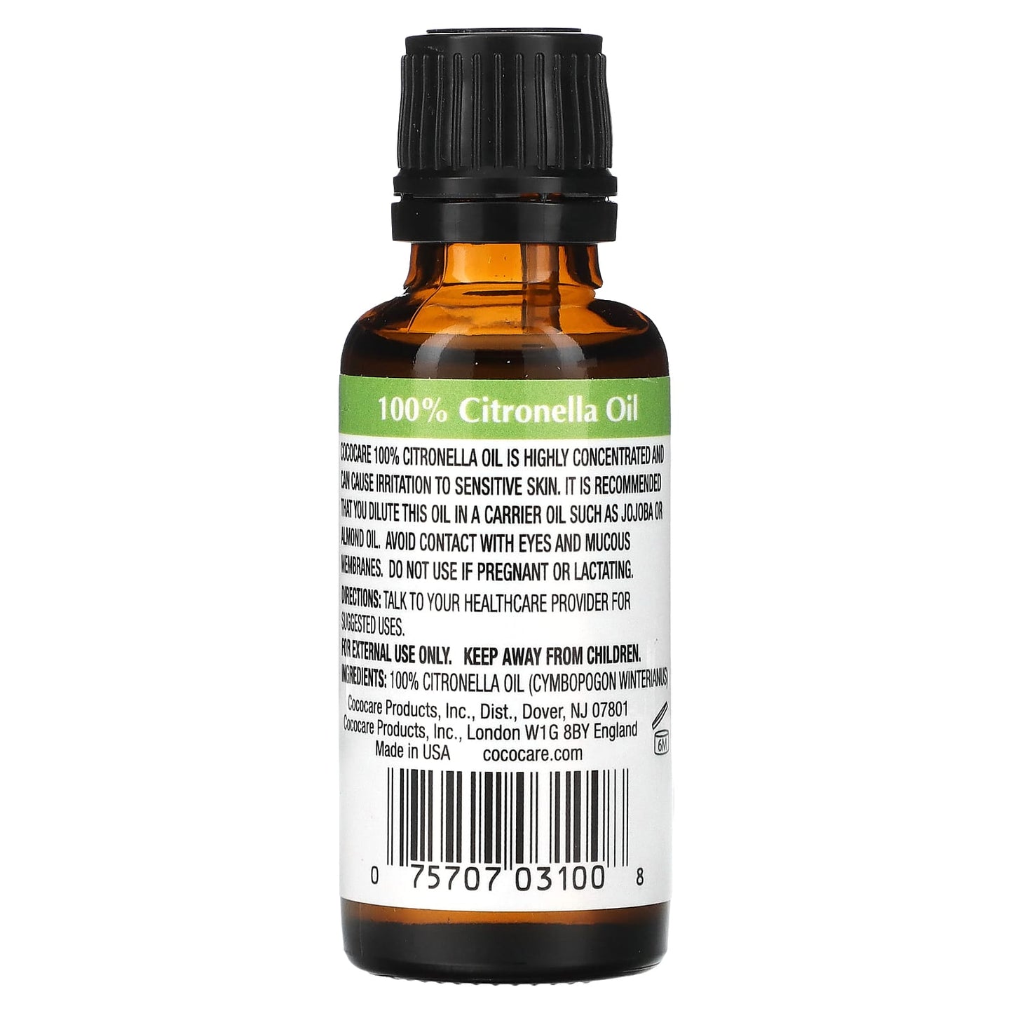 Cococare, 100% Citronella Oil, 1 fl oz (30 ml)