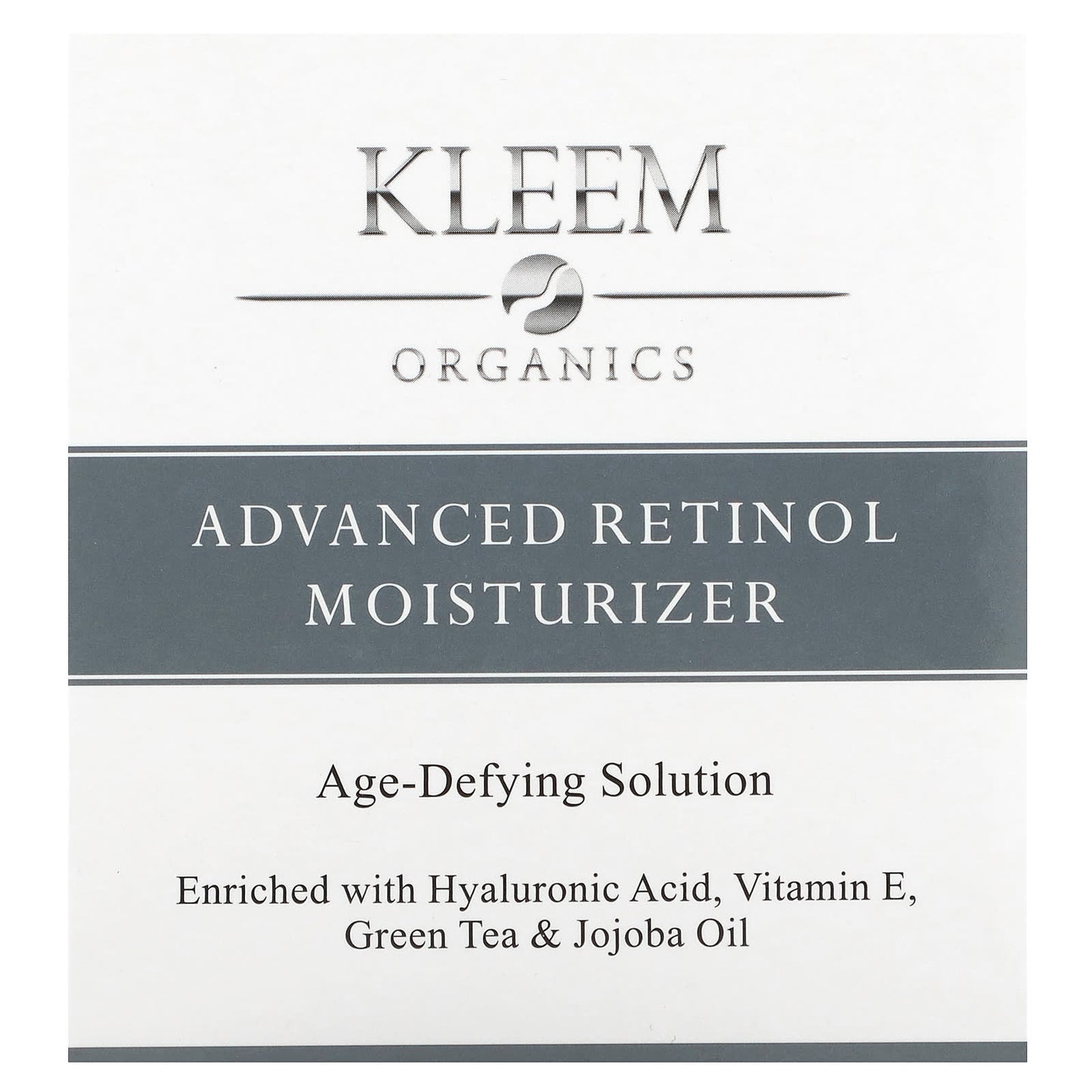 Kleem Organics, Advanced Retinol Moisturizer, Age-Defying Solution, 1.7 fl oz (50 ml)