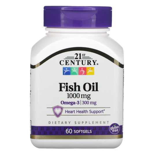 21st Century-Fish Oil-1000 mg-60 Softgels