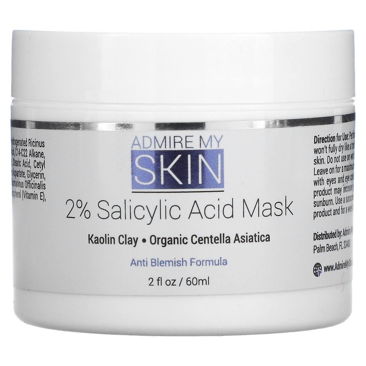 Admire My Skin-2% Salicylic Acid Beauty Mask-2 fl oz (60 ml)