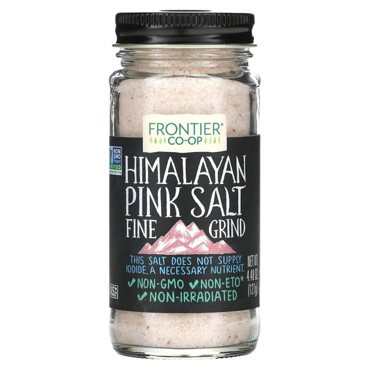 Frontier Co-op-Himalayan Pink Salt-Fine Grind-4.48 oz (127 g)