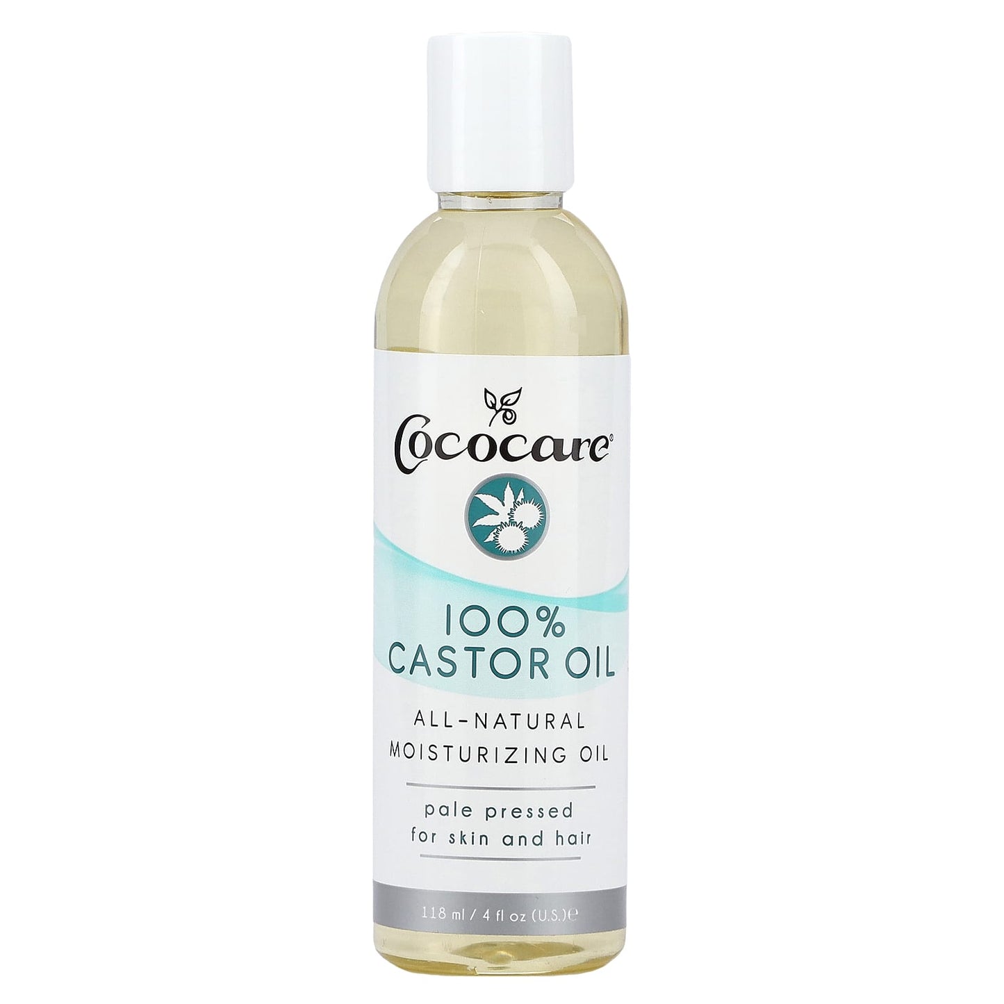 Cococare-100% Castor Oil-4 fl oz (118 ml)