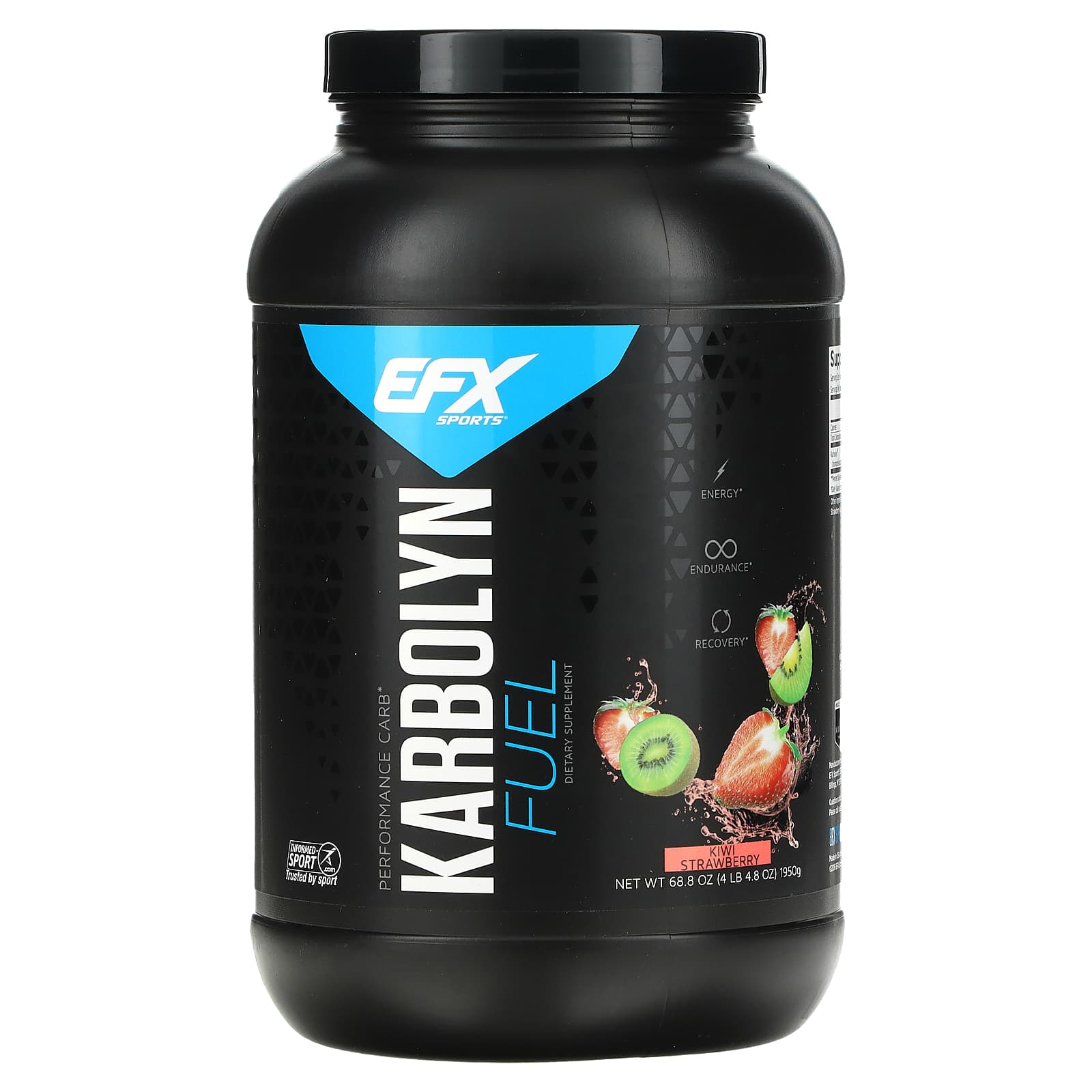 EFX Sports-Karbolyn Fuel-Kiwi Strawberry-4 lbs 4.8 oz (1950 g)