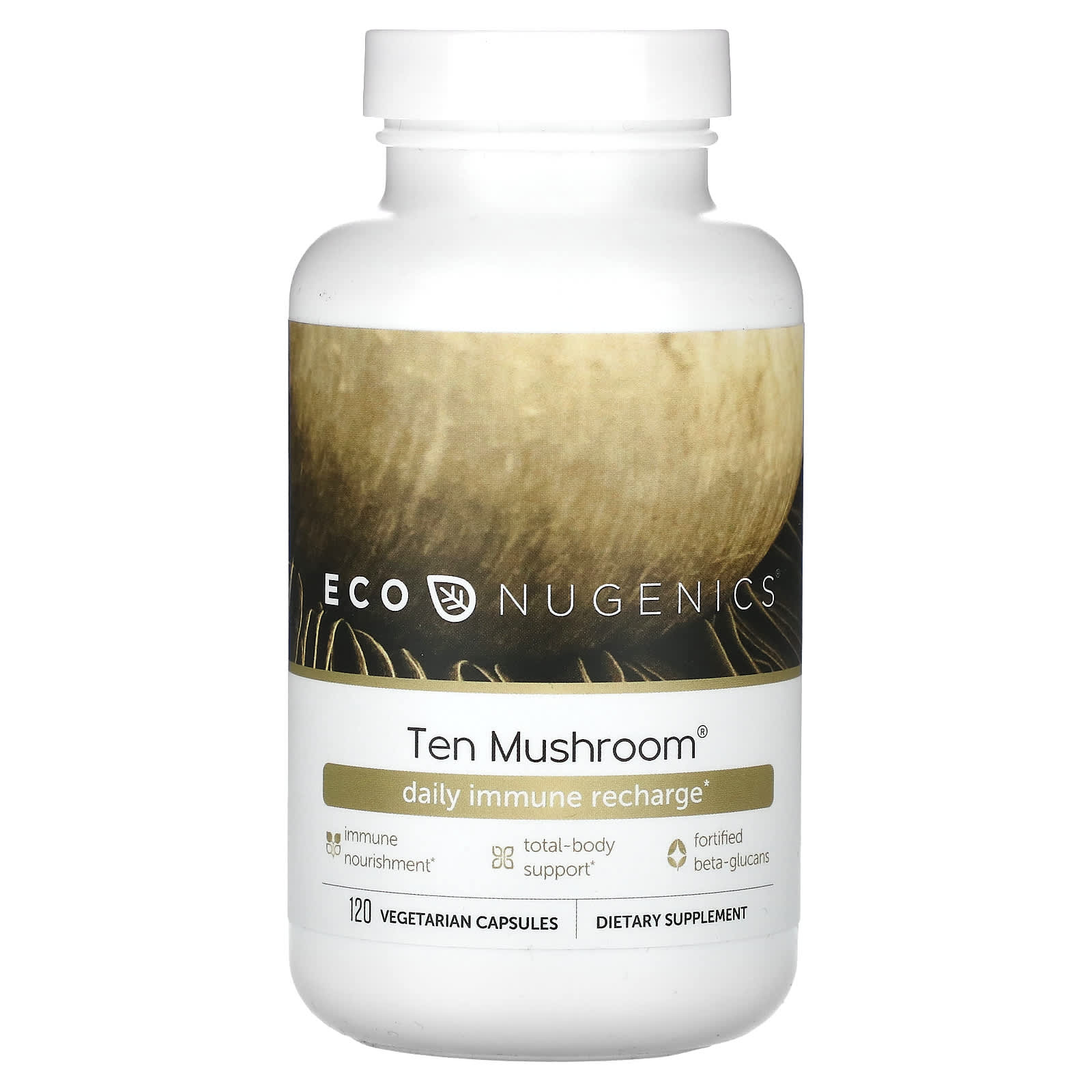 Econugenics-Ten Mushroom-120 Vegetarian Capsules