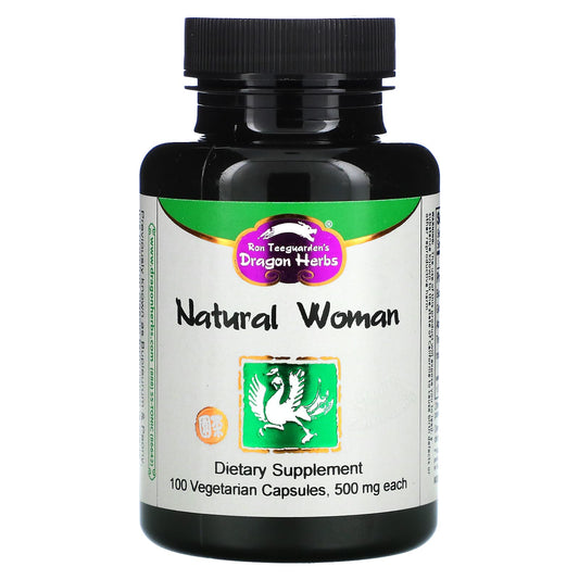 Dragon Herbs-Natural Woman-500 mg-100 Vegetarian Capsules