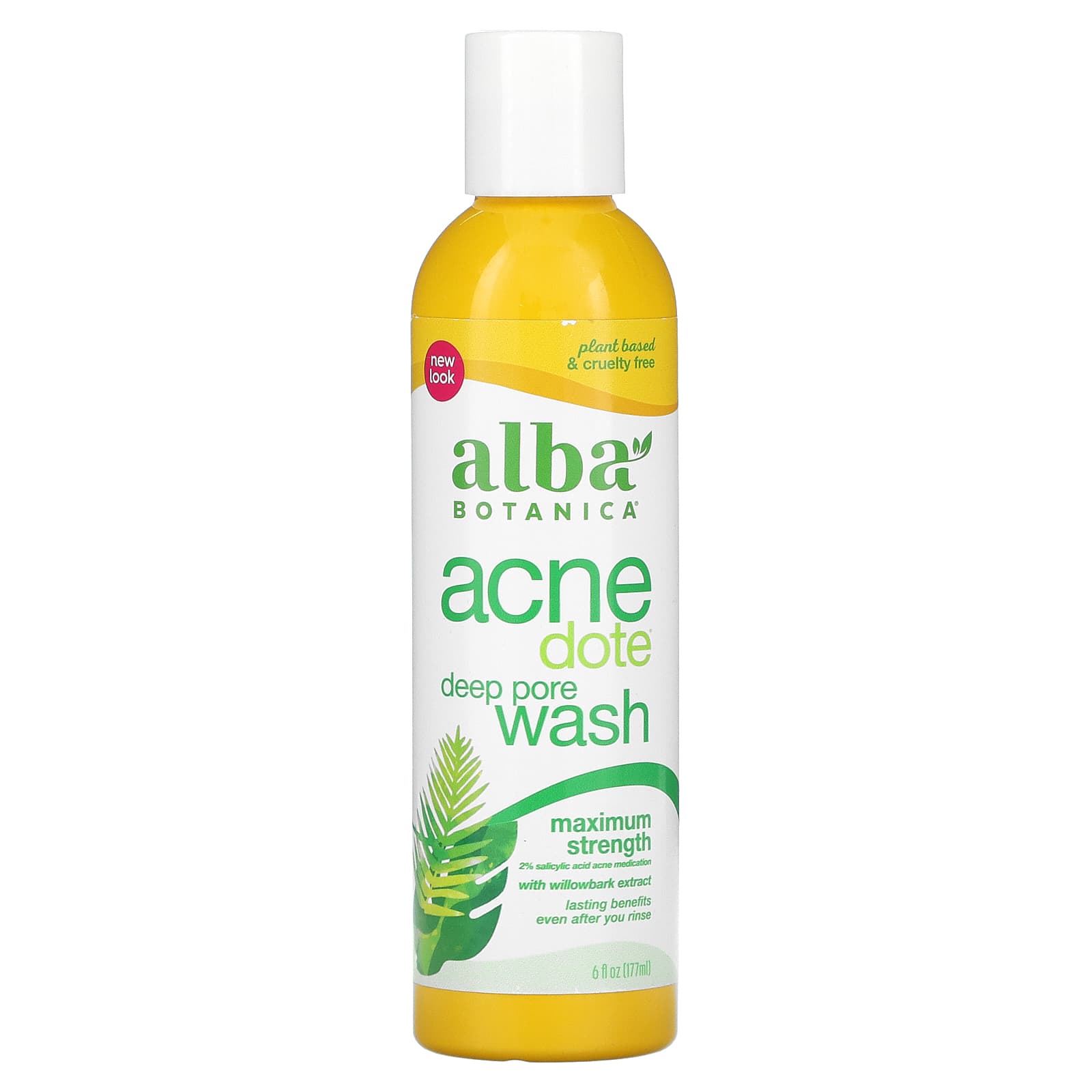 Alba Botanica-ACNEdote-Deep Pore Wash-6 fl oz (177 ml)