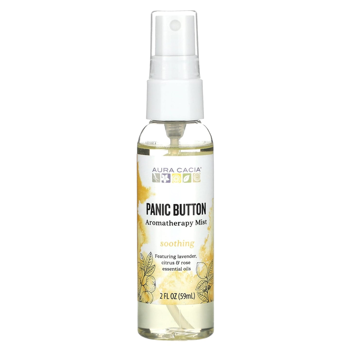 Aura Cacia-Panic Button-Aromatherapy Mist-2 fl oz (59 ml)