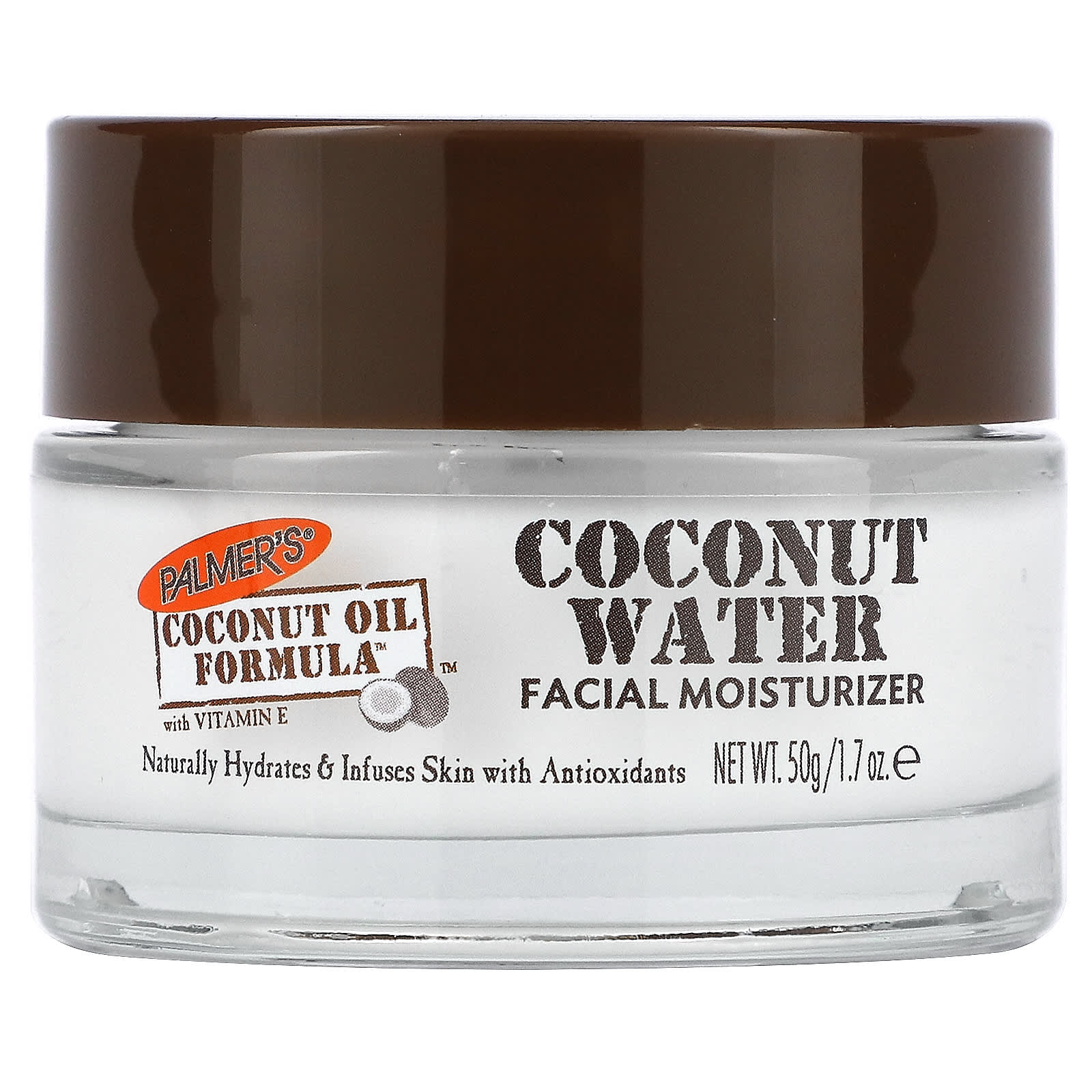 Palmer's-Coconut Oil Formula with Vitamin E-Coconut Water Facial Moisturizer-1.7 oz (50 g)