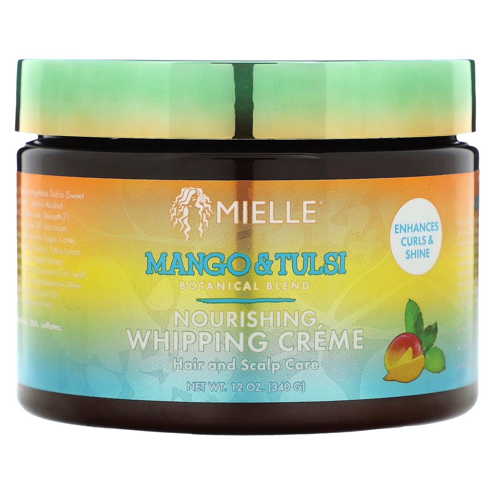 Mielle-Nourishing-Whipping Creme-Mango & Tulsi-12 oz (340 g)