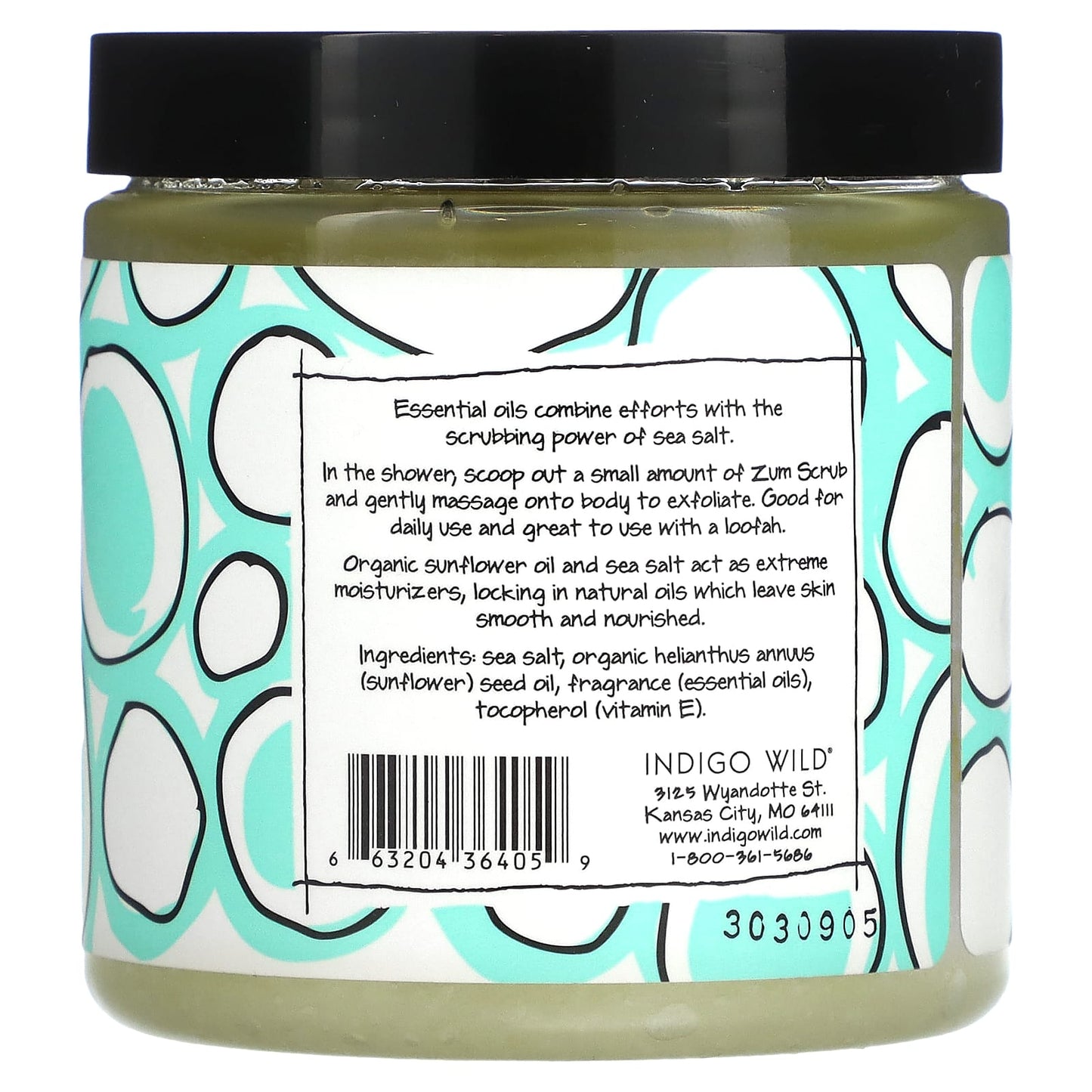 ZUM, Scrub, Sea Salt , 13 oz