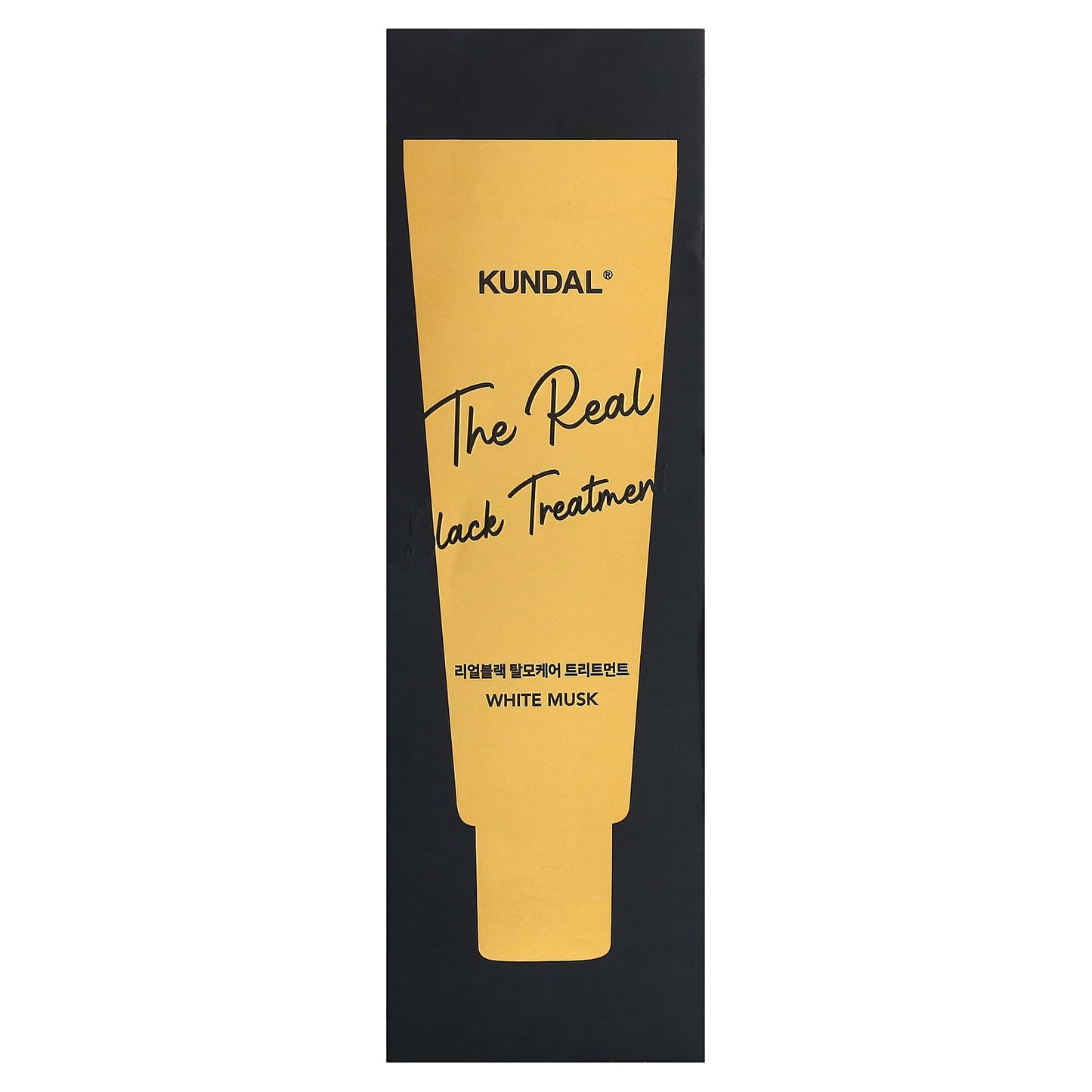 Kundal, The Real Black Treatment, White Musk, 5.07 oz (150 ml)