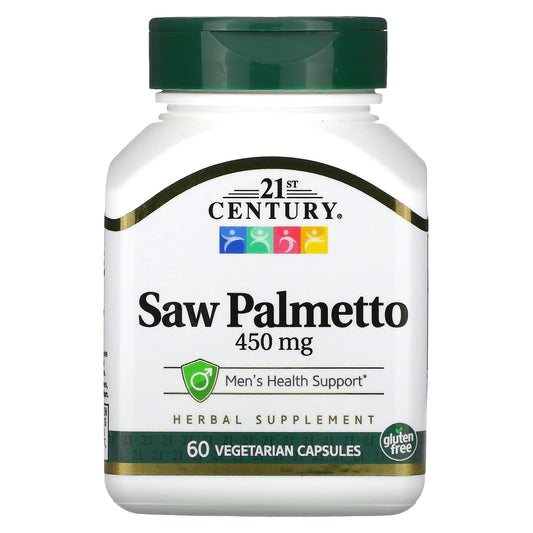 21st Century-Saw Palmetto-450 mg-60 Vegetarian Capsules