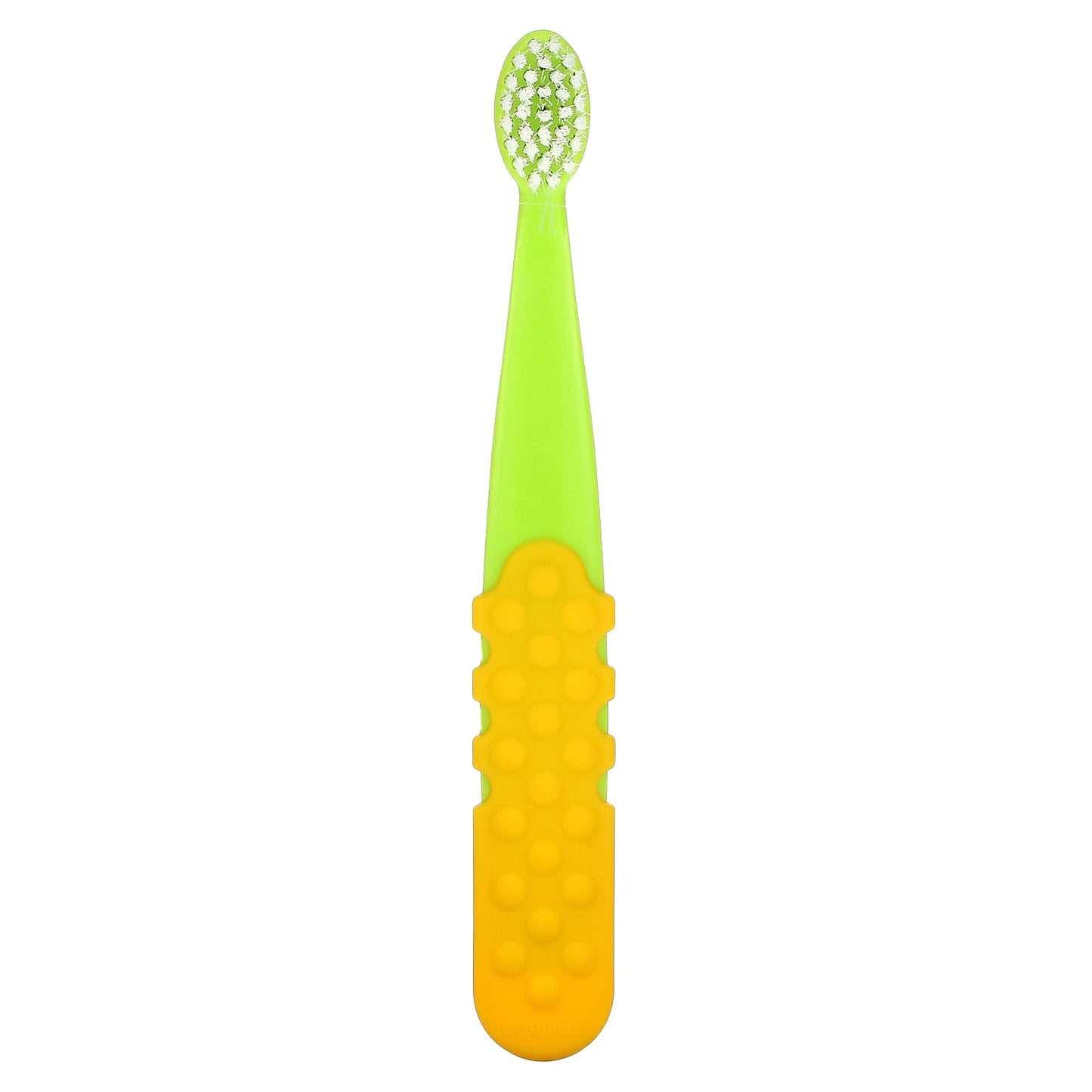 RADIUS, Totz Plus Brush, 3 Years +, Extra Soft, Green/Yellow, 1 Toothbrush