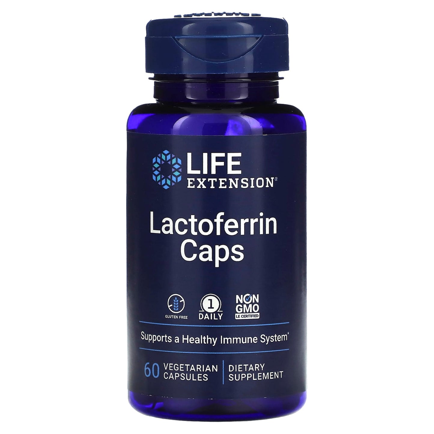 Life Extension-Lactoferrin Caps-60 Vegetarian Capsules