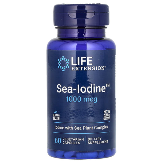 Life Extension-Sea-Iodine-1,000 mcg-60 Vegetarian Capsules