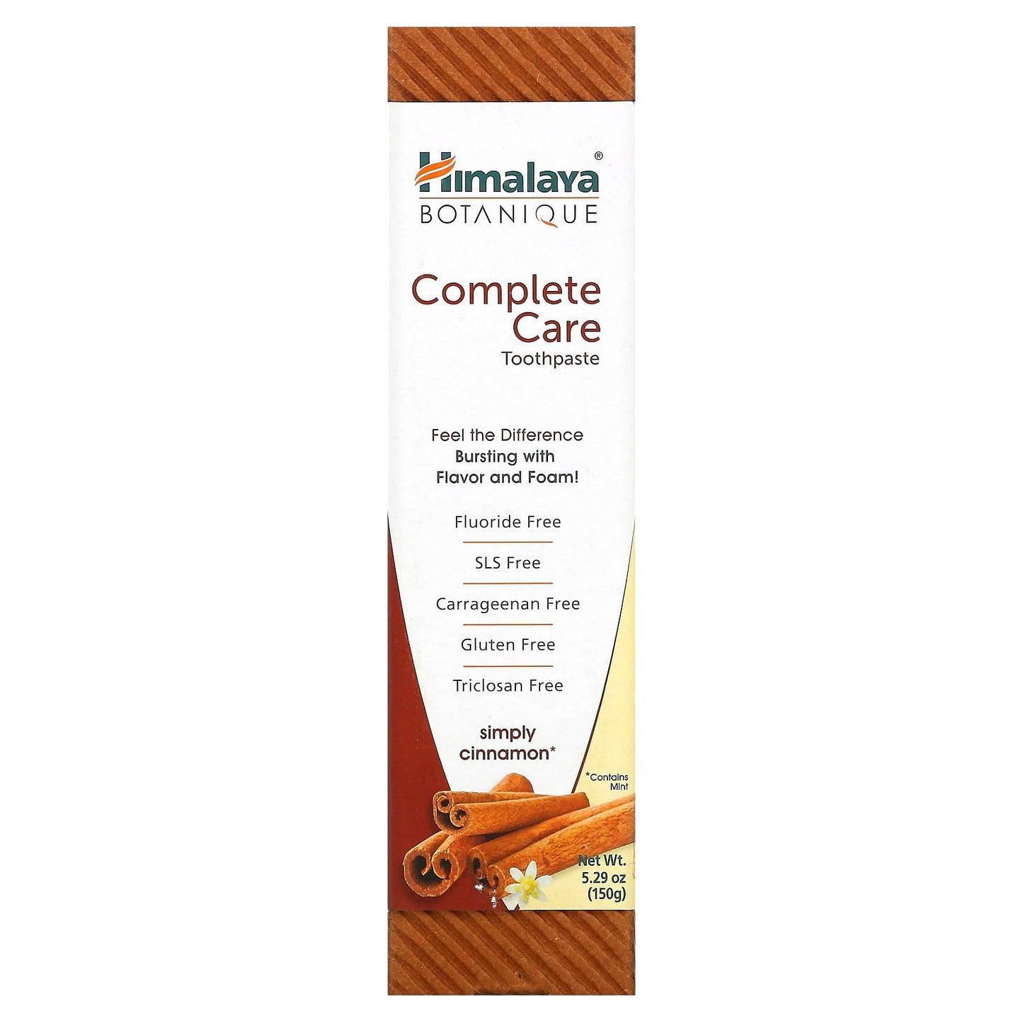 Himalaya, Botanique, Complete Care Toothpaste, Simply Cinnamon, 5.29 oz (150 g)