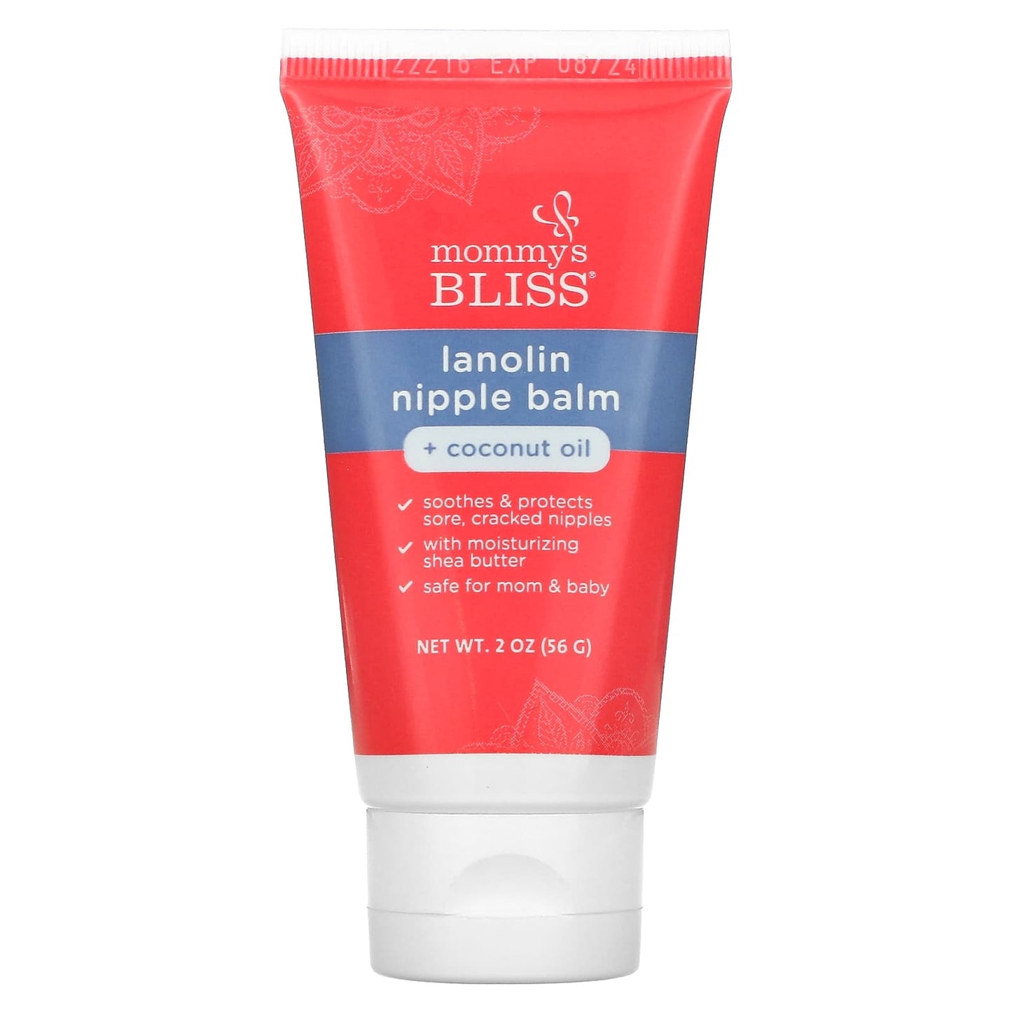 Mommy's Bliss-Lanolin Nipple Balm + Coconut Oil-2 oz (56 g)