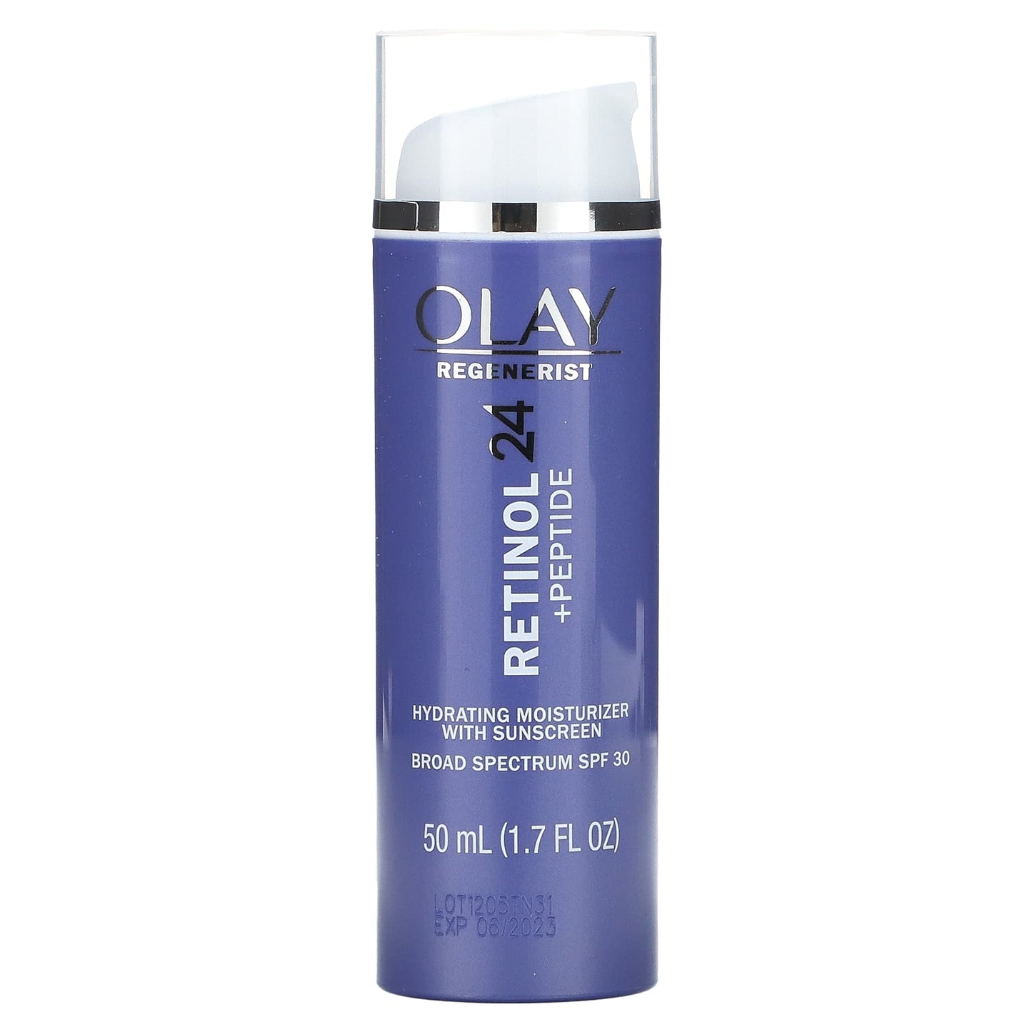 Olay-Regenerist-Retinol 24 + Peptide-Hydrating Moisturizer with Sunscreen-SPF 30-1.7 fl oz (50 ml)