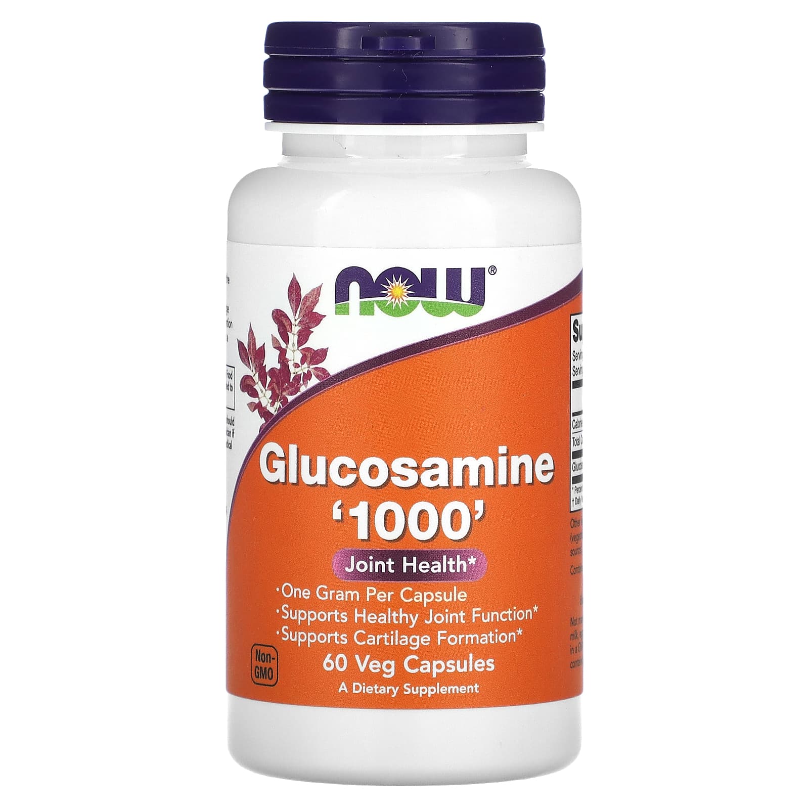 NOW Foods-Glucosamine '1000'-60 Veg Capsules