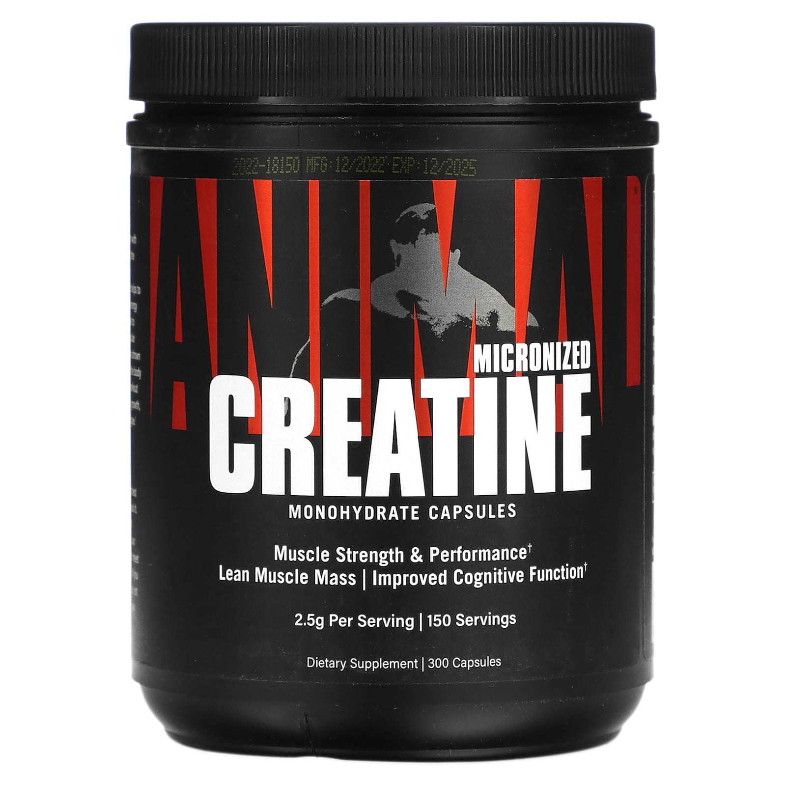 Animal-Micronized Creatine-2,500 mg-300 Capsules