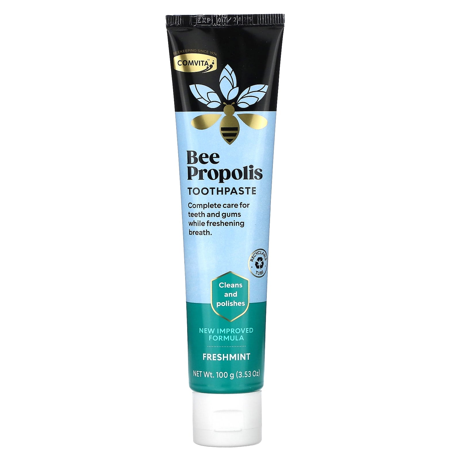 Comvita-Bee Propolis Toothpaste-Freshmint-3.53 oz (100 g)