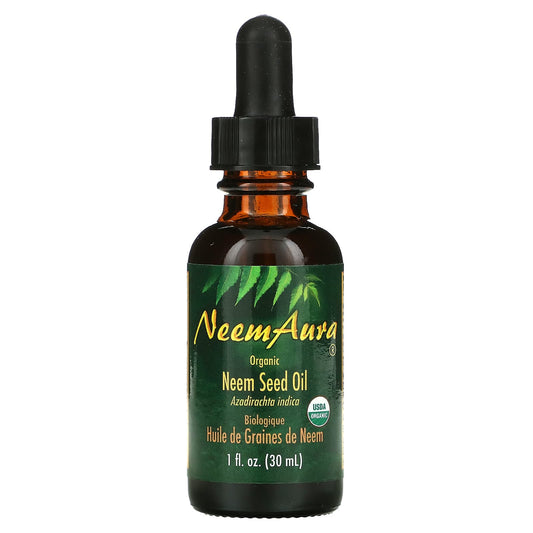 NeemAura-Organic Neem Seed Oil-1 fl oz (30 ml)