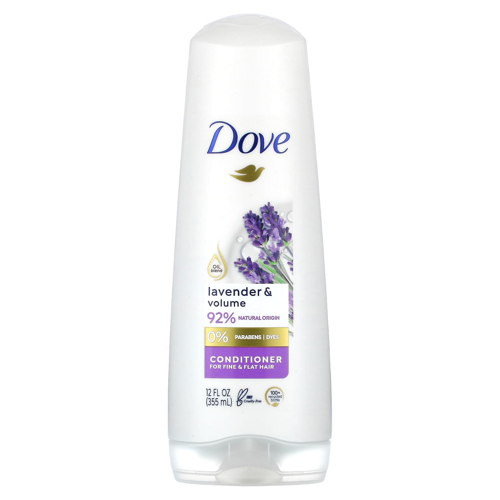 Dove-Lavender & Volume Conditioner-For Fine & Flat Hair-12 fl oz (355 ml)