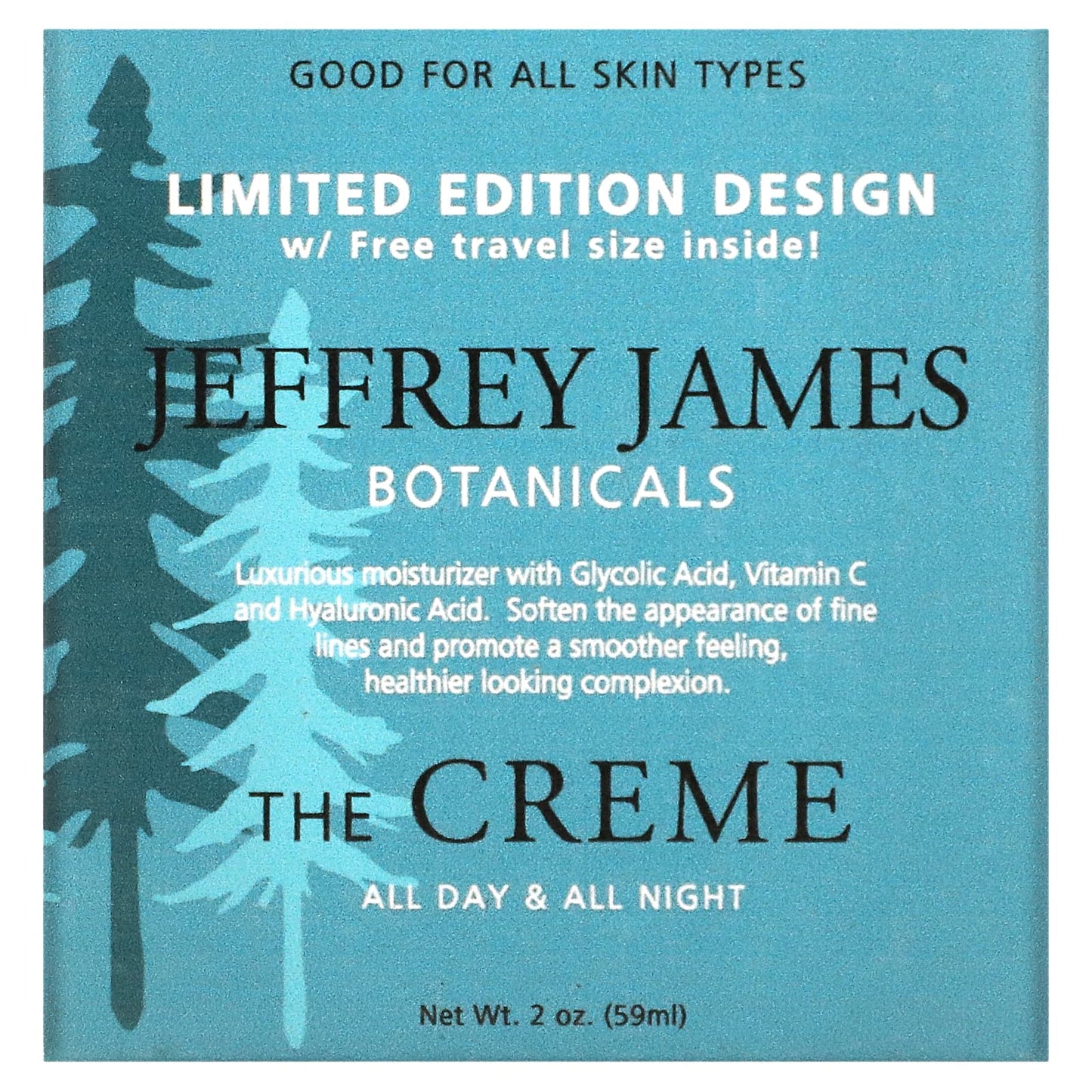 Jeffrey James Botanicals, The Creme, All Day & All Night, 2 oz (59 ml)