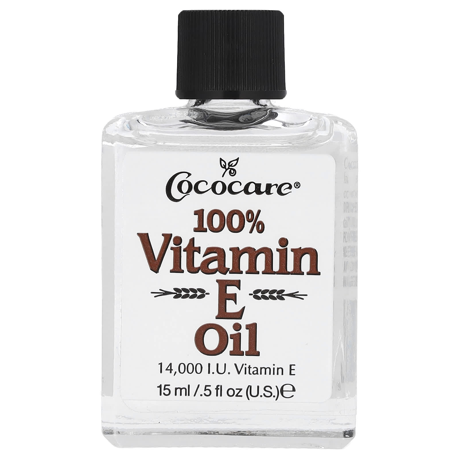 Cococare-100% Vitamin E Oil-0.5 fl oz (15 ml)