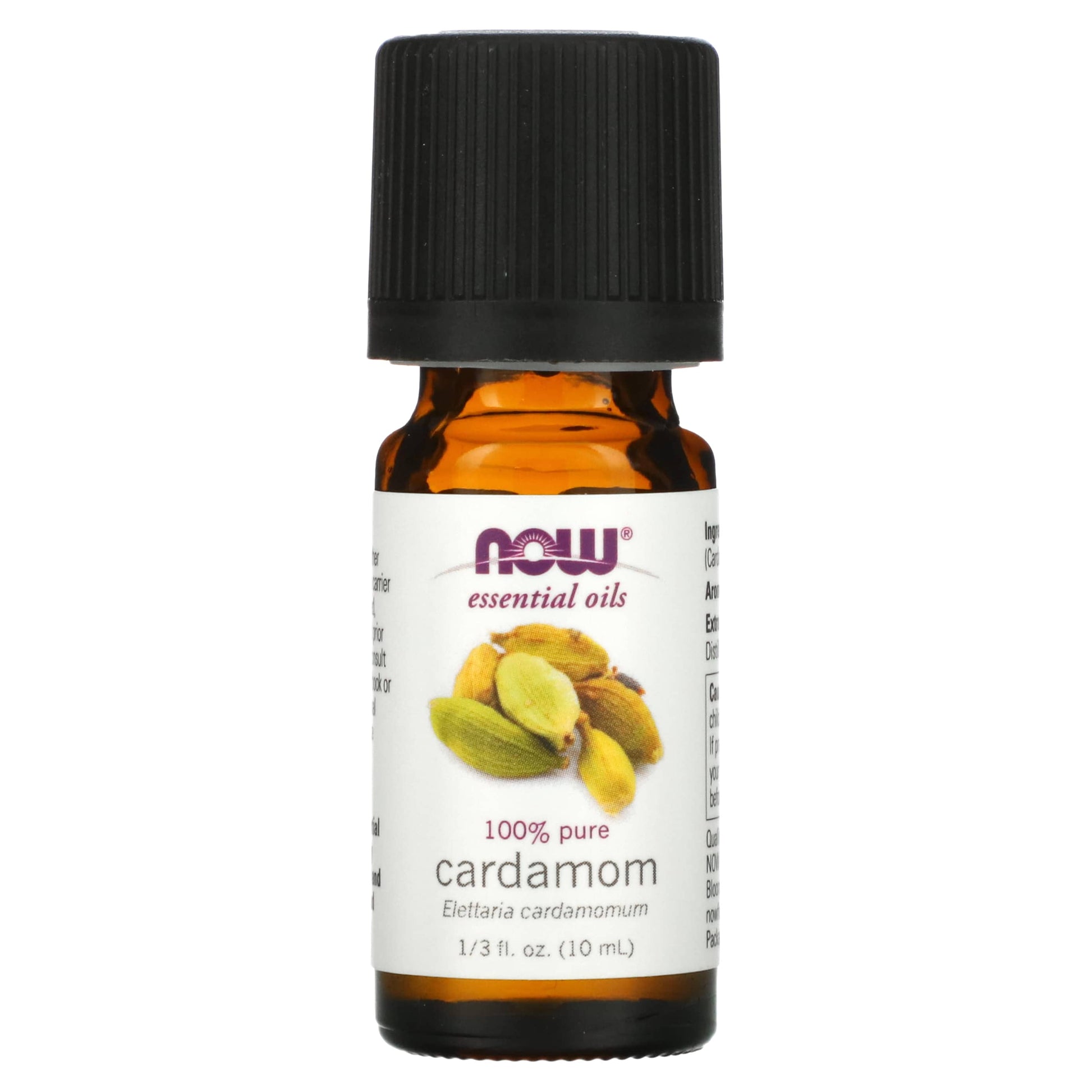 NOW Foods-Essential Oils-100% Pure Cardamom-1/3 fl oz (10 ml)